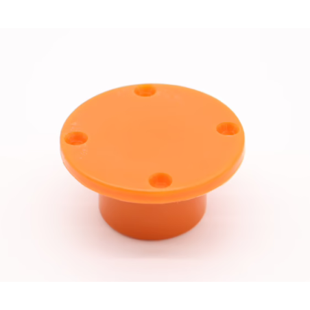 Support plastique arrière pour axe de rotation