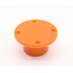 Support plastique arrière pour axe de rotation