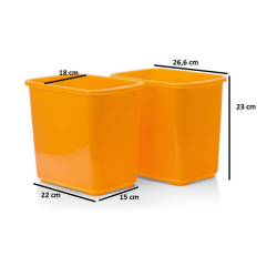 Bacs à écorces compatibles : dimensions