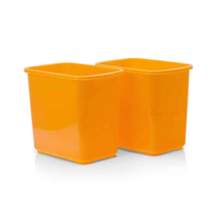 Paire de bacs à écorces pour presse-agrumes automatique de type Squeezor Comptoir ou modèle similaire