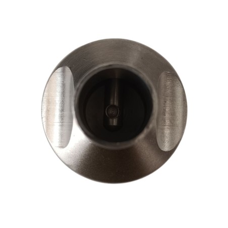 Bouche de robinet inox : vue du dessous